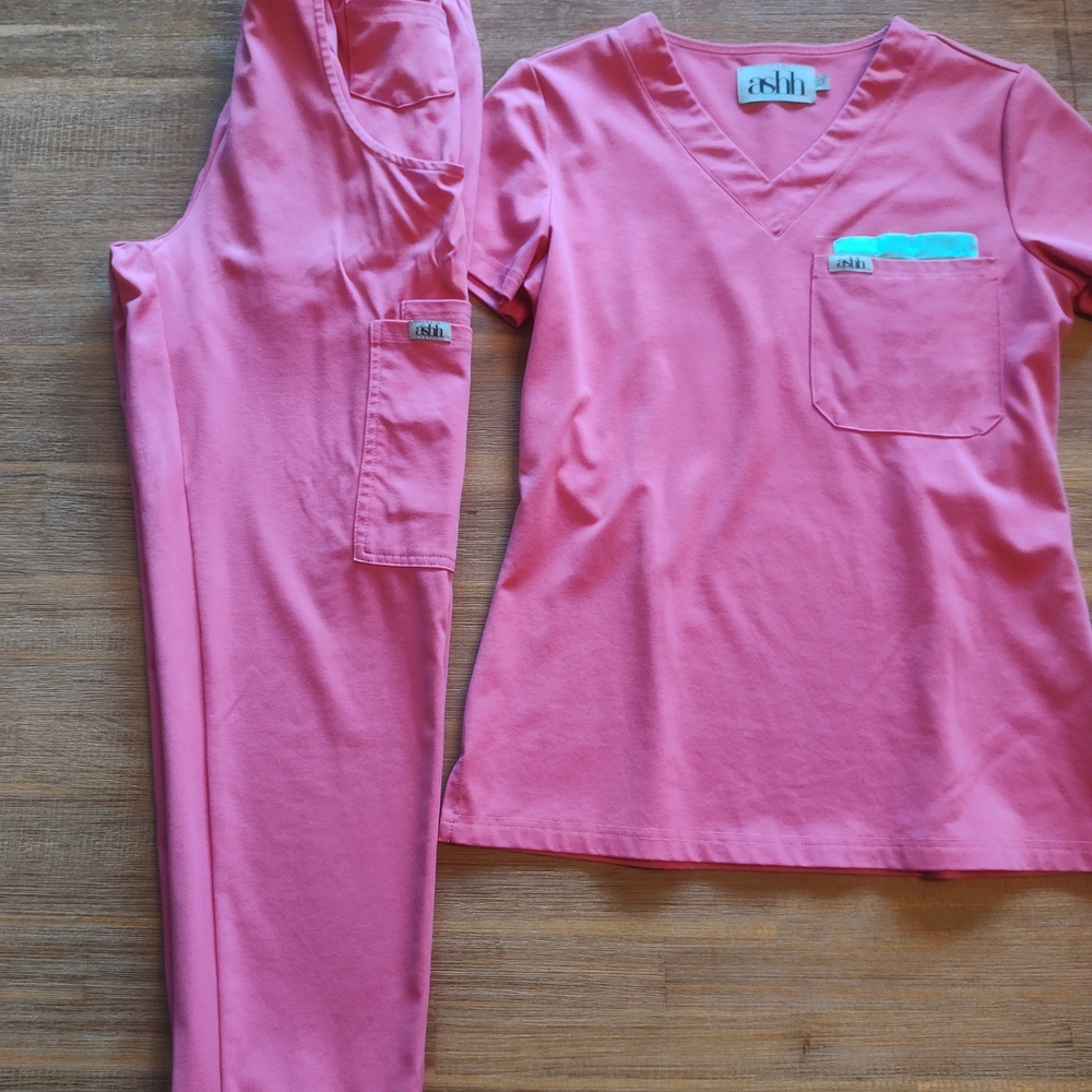 Pink Ashh Scrub Set